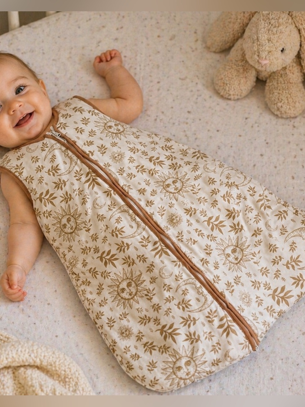 Univoll Baby Sleep Sack - Sun + Moon Print